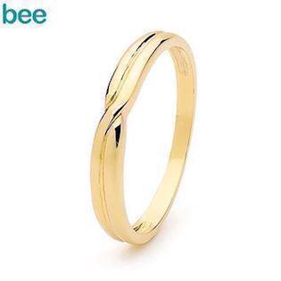 Bee Jewelry Eva Gold Wedder 9 kt guld Fingerring blank, model 45336